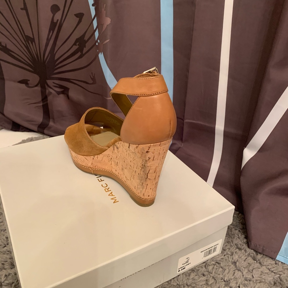 Suede wedges